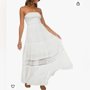 Women's Summer Bohemian Strapless Dress